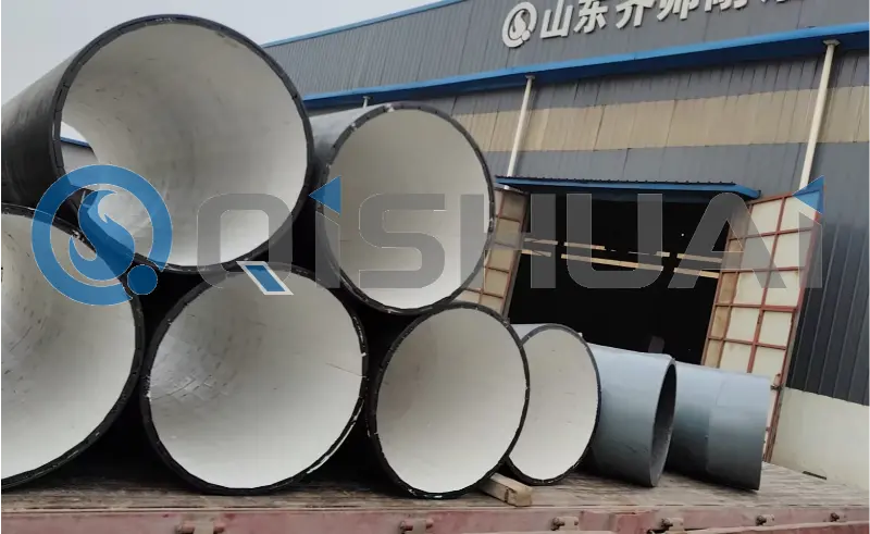 Shandong Qishuai Ceramic Liner Pipes ຂົນສົ່ງ: ການກໍ່ສ້າງປ້ອງກັນທີ່ເຂັ້ມແຂງຕໍ່ການສວມໃສ່ອຸດສາຫະກໍາໂດຍຜ່ານຄຸນນະພາບ