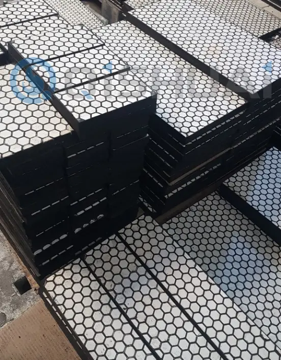rubber-ceramic dual-function lining plates