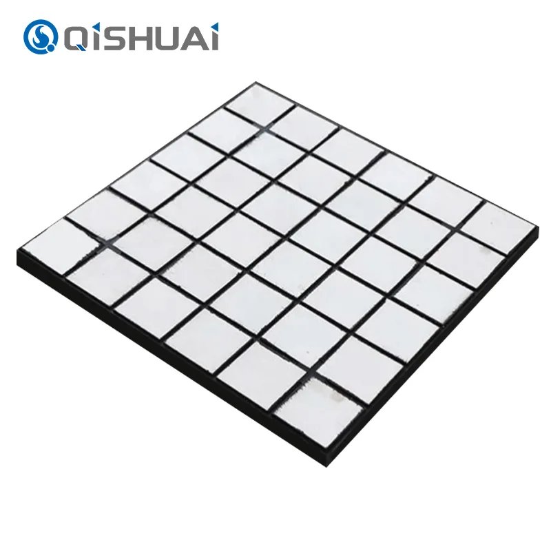 ແຜ່ນຢາງພາລາ Ceramic Wear Liner Sheets